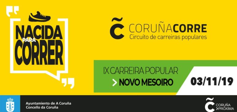 3 de noviembre de 2019: IX Carrera Popular Novo Mesoiro – Circuito Coruña Corre